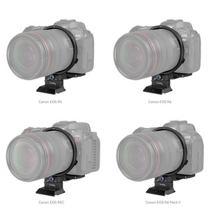 SmallRig 4300 Canon EOS'a R Serisi İçin Döndürülebilir Yataydan Dikeye Montaj Plakası Kiti - Thumbnail
