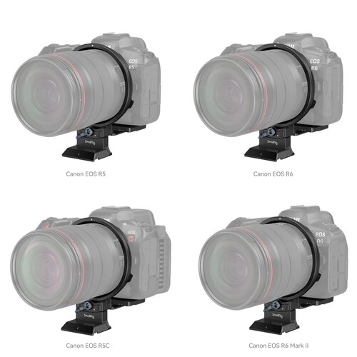 SmallRig 4300 Canon EOS'a R Serisi İçin Döndürülebilir Yataydan Dikeye Montaj Plakası Kiti