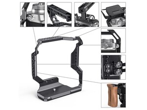 SmallRig CCF2810 FUJIFILM X-T4 Battery Gripli Kafes - Thumbnail