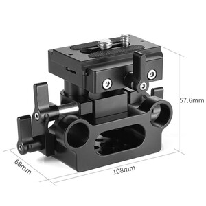 SmallRig DBC2272B Evrensel 15mm Ray Taban Plakası - Thumbnail