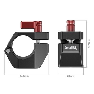 SmallRig DCS2695 25mm Çubuk Kelepçe DJI Ronin M / MX FREEFLY Movi için - Thumbnail