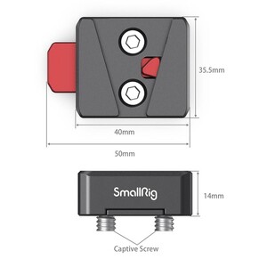 SmallRig MD2801B Mini V-Mount Akü Montaj Kiti - Thumbnail