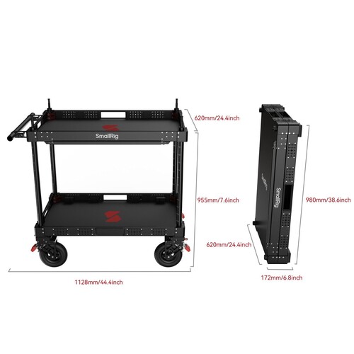 SmallRig MD4573 36'' Hafif Video Prodüksiyon Kamera Arabası