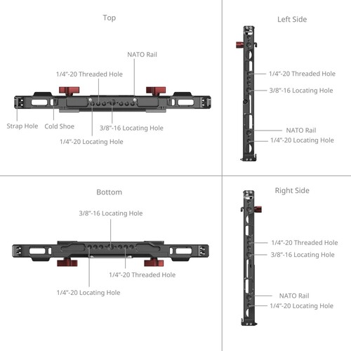 SmallRig MD5059 Evrensel Kafes iPad için