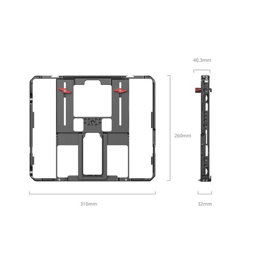SmallRig MD5059 Evrensel Kafes iPad için