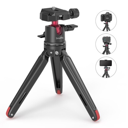 SmallRig Panoramik Top Kafalı Masa Üstü Mini Tripod BUT2664