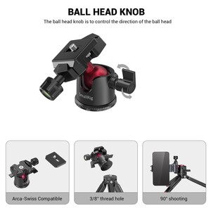 SmallRig Panoramik Top Kafalı Masa Üstü Mini Tripod BUT2664 - Thumbnail