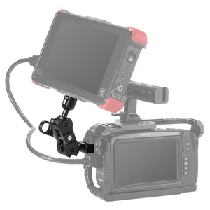 SmallRig 2071 Vidalı ve NATO Kelepçe Bilyalı Kafa - Thumbnail