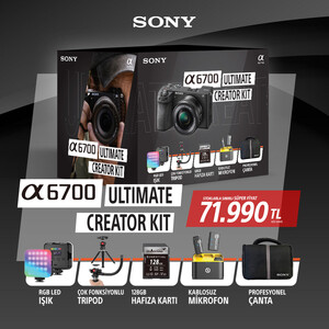 Sony A6700 Ultimate Creator Kit - Thumbnail