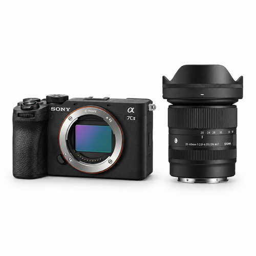 Sony A7C II Body Black + Sigma 20-60mm F2.8-4 DG Contemporary Sony E Lens Kit