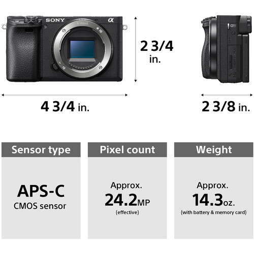Sony Alpha A6400 18-135mm Kit Aynasız Fotoğraf Makinesi