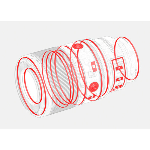 Sony FE 100mm f/2.8 Macro GM OSS Lens (Sony E)