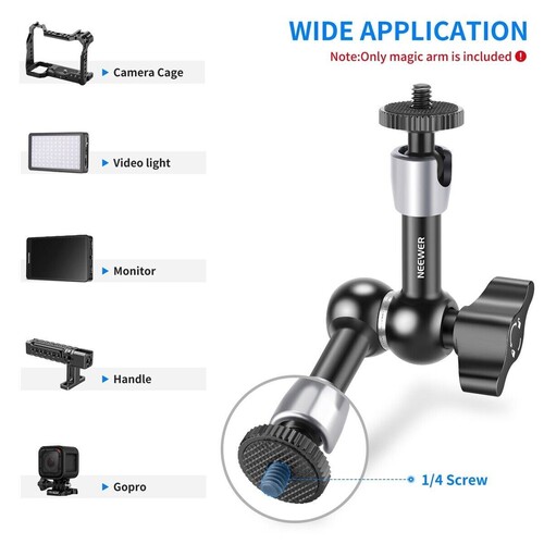 ST-15 5.9'' 15cm 1/4'' Vidalı Magic Arm