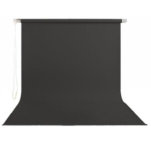 Stil Fon 195cm x 200cm Sonsuz Siyah Fon Perdesi Seti - Thumbnail