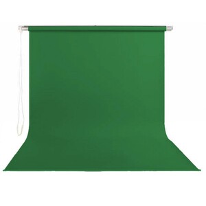 Stil Fon - Stil Fon 195cm x 200cm Sonsuz Yeşil Fon Perdesi Seti