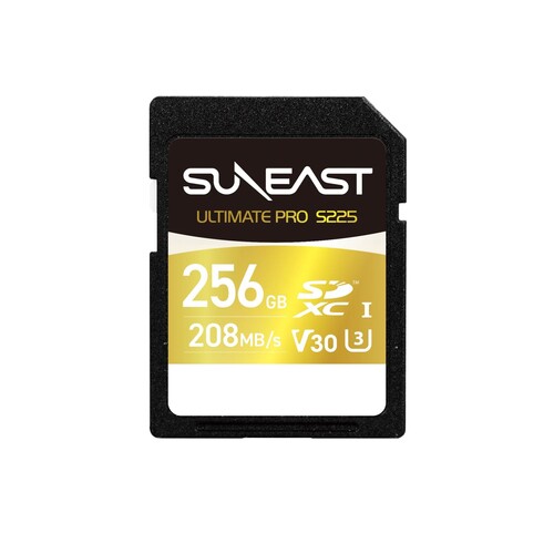 Suneast 256GB 208MB/s Ultimate Pro UHS-I SDXC Hafıza Kartı (S225 GOLD Series)
