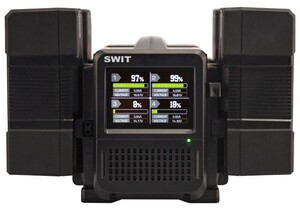 Swit PC-P461S 4'lü 100W Süper Hızlı V Mount Şarj Aleti - Thumbnail