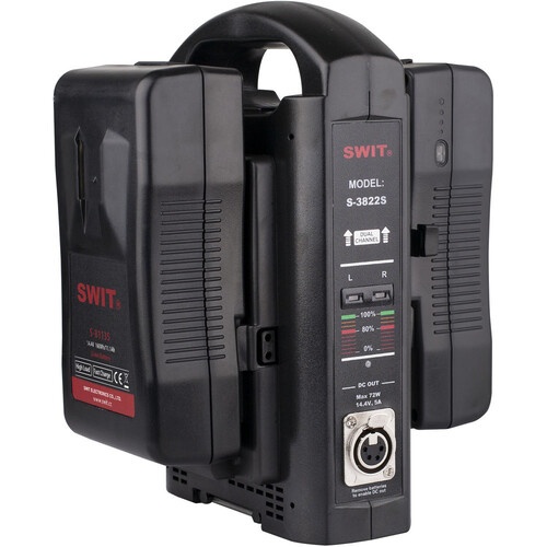 Swit S-3822S İkili V Mount Şarj Aleti