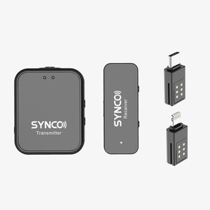 Synco G1TL İki Kişilik Yaka Mikrofonu (Type-C / Lightning) - Thumbnail