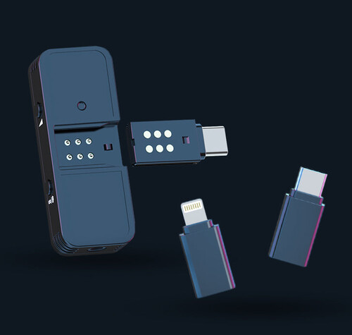 Synco G1TL İki Kişilik Yaka Mikrofonu (Type-C / Lightning)