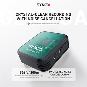 Synco G2(A1) Mega Kablosuz Yaka Mikrofon - Thumbnail