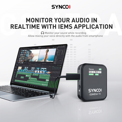 Synco G2(A1) Mega Kablosuz Yaka Mikrofon