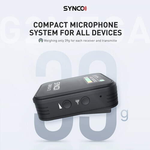 Synco G2(A1) Mega Kablosuz Yaka Mikrofon
