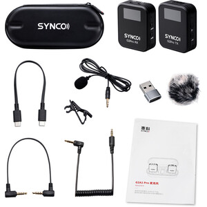 Synco G2(A1) Pro Kablosuz Yaka Mikrofonu - Thumbnail