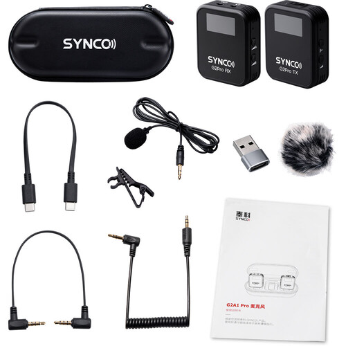 Synco G2(A1) Pro Kablosuz Yaka Mikrofonu