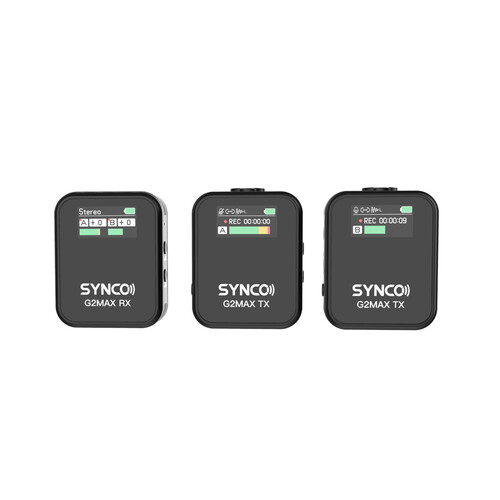 Synco G2(A2) Max 2 Kişilik Kablosuz Yaka Mikrofon