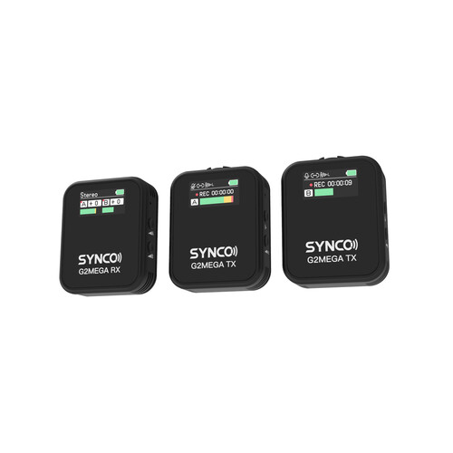 Synco G2(A2) Mega 2 Kişilik Kablosuz Yaka Mikrofon