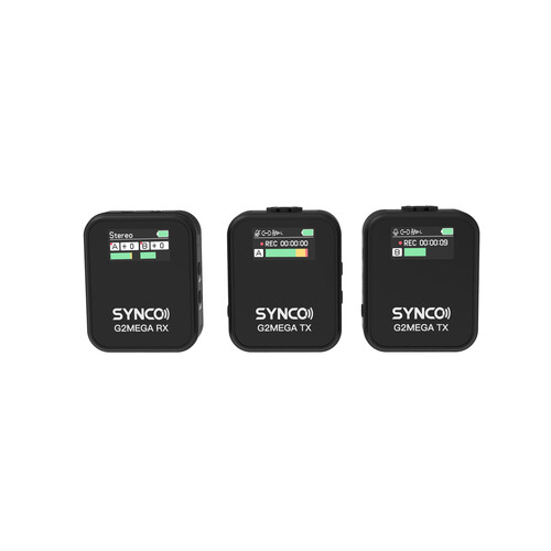 Synco G2(A2) Mega 2 Kişilik Kablosuz Yaka Mikrofon