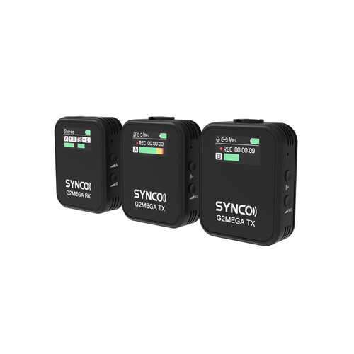 Synco G2(A2) Mega 2 Kişilik Kablosuz Yaka Mikrofon