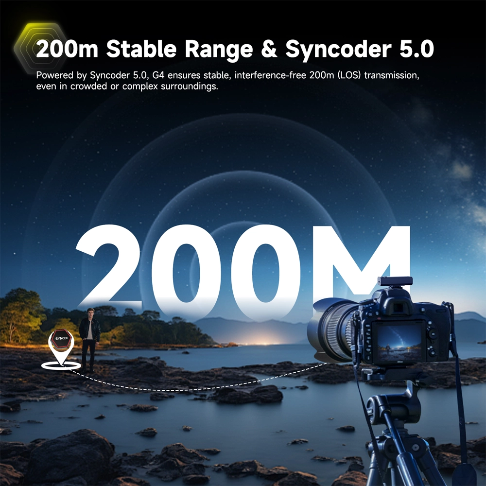 Synco G4 İkili Kablosuz Yaka Mikrofonu