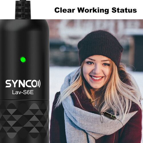 Synco Lav-S6E 6m Kablolu Yaka Mikrofonu