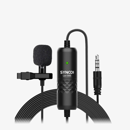 Synco Lav-S6E 6m Kablolu Yaka Mikrofonu