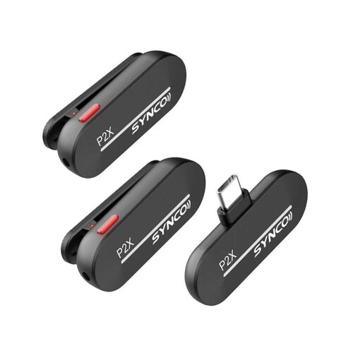 Synco P2XT 2 Kişilik Type-C Yaka Mikrofonu