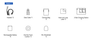 Synco - Synco Xtalk Master XM2 Kablosuz İnterkom Kulaklık Sistemi (2 Kullanıcı)