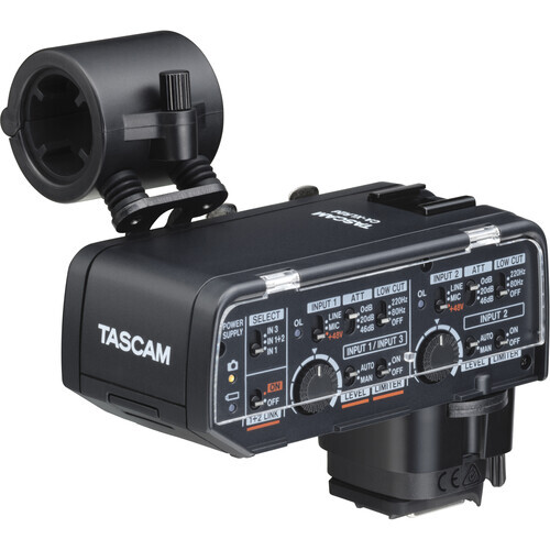Tascam CA-XLR2D-C Kamera Üstü XLR Mikrofon Adaptörü (Canon)