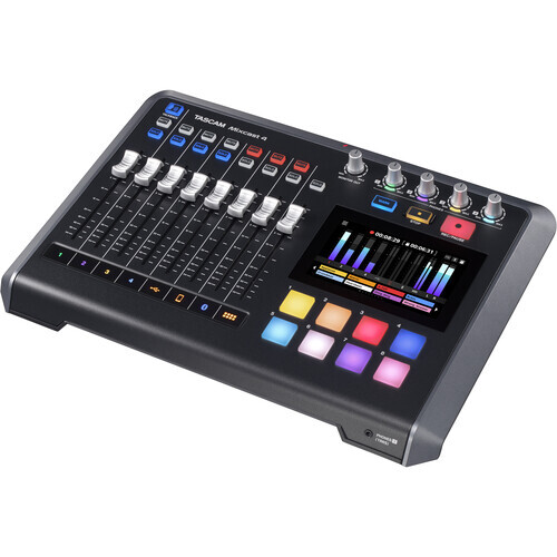 Tascam Mixcast 4 Mikser & Kaydedici ve USB Ses Arabirimi