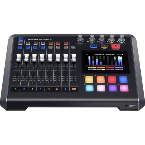 Tascam Mixcast 4 Mikser & Kaydedici ve USB Ses Arabirimi