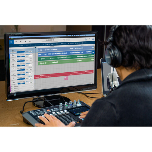 Tascam Mixcast 4 Mikser & Kaydedici ve USB Ses Arabirimi