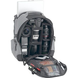 Tenba Shootout Backpack, Small (Silver and Black) - Thumbnail