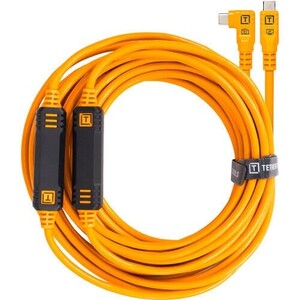 Tether Tools Tether Pro USB-C to USB-C 9.4m Dik Açılı Bağlantı Kablosu - Thumbnail