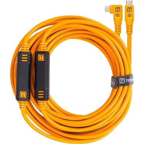 Tether Tools Tether Pro USB-C to USB-C 9.4m Dik Açılı Bağlantı Kablosu