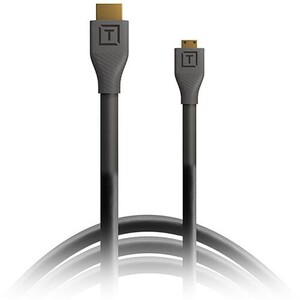 Tether Tools - Tether Tools TetherPro HDMI Micro to HDMI 2.0 0.3 m Kablo Tether Tools - Tether Tools TetherPro HDMI Micro to HDMI 2.0 0.3 m Kablo