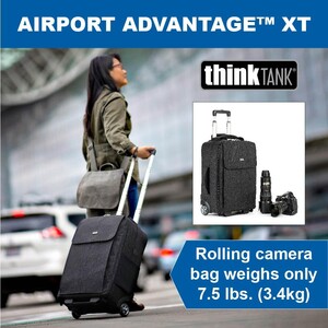 ThinkTank Airport Advantage™ XT Tekerlekli Kamera Çantası (Black) - Thumbnail