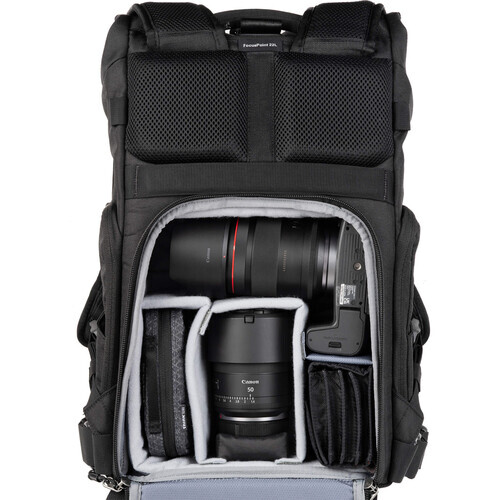 ThinkTank FocusPoint Rolltop Kamera Sırt Çantası (Asphalt Black, 22 L)
