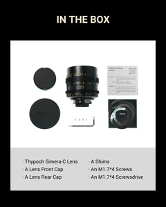 Thypoch Simera-C 21mm T1.5 Full Frame Cine Lens (Sony E) - Thumbnail