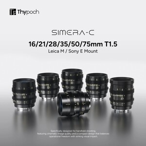 Thypoch - Thypoch Simera-C 35mm T1.5 Full Frame Cine Lens (Sony E) (1)